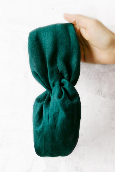 LNIANA OPASKA: BUTELKOWA ZIELEŃ