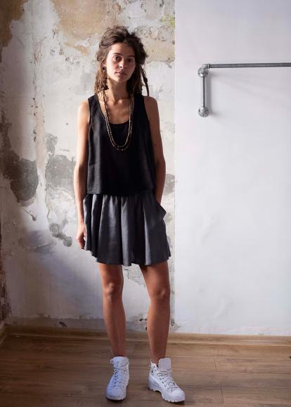 LNIANE SPODENKI: SZARY ANTRACYT